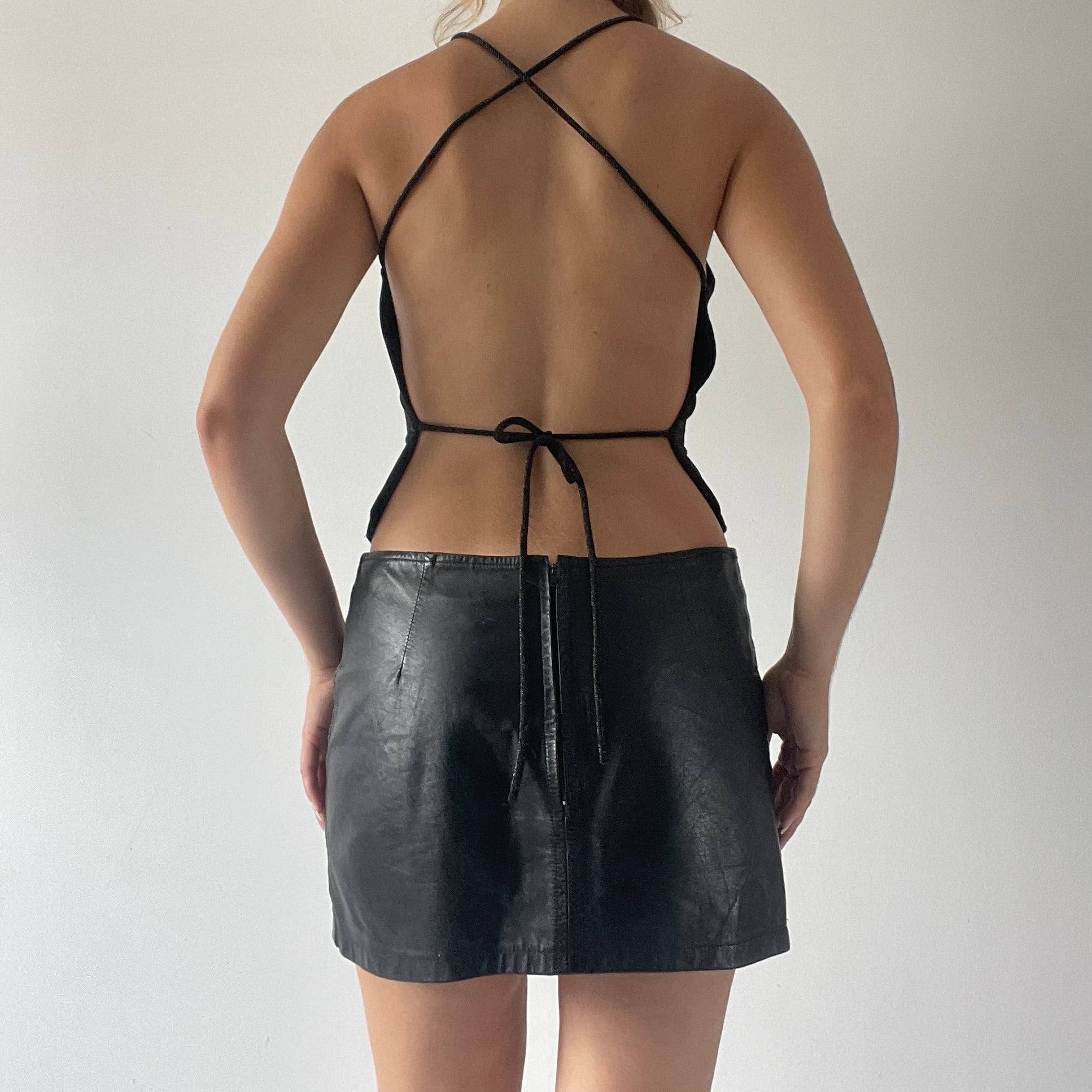 90s Backless Top | Made in NZ | 8-10