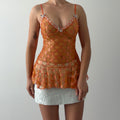 Sanselle Mesh RuffleTop | XS