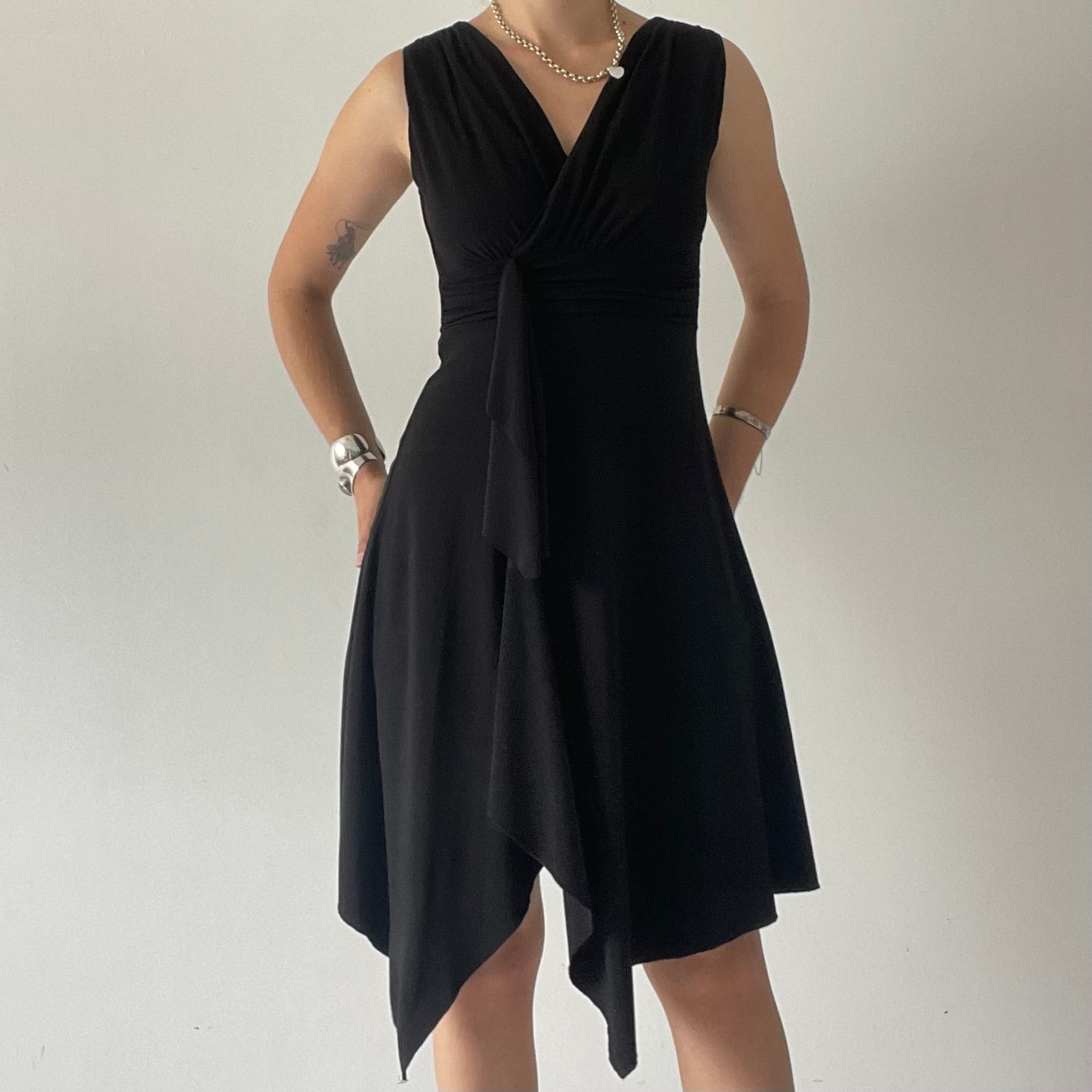 Theory X Asymmetric Midi Dress | 8-10