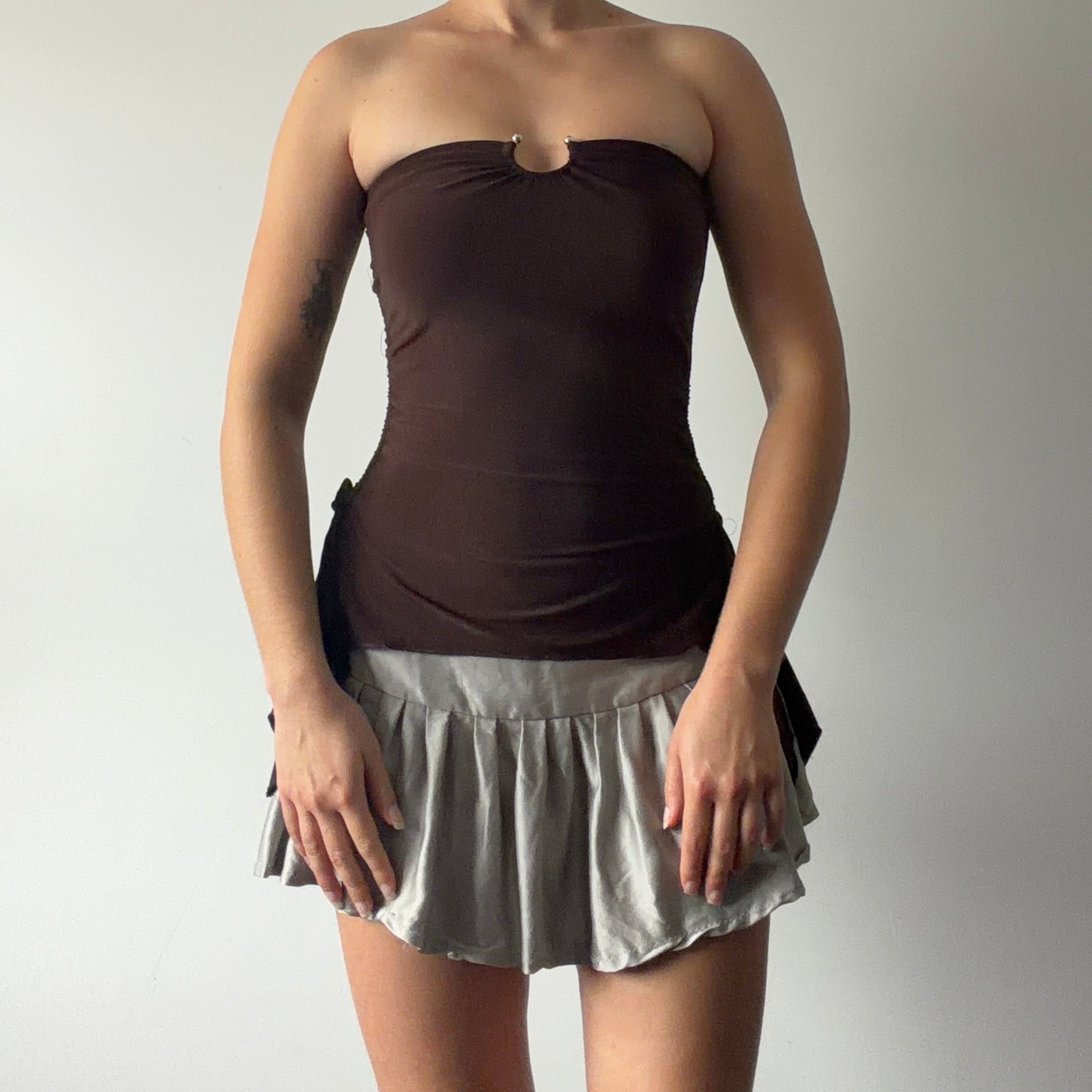 Knitenjin Strapless Top | Made in USA | S