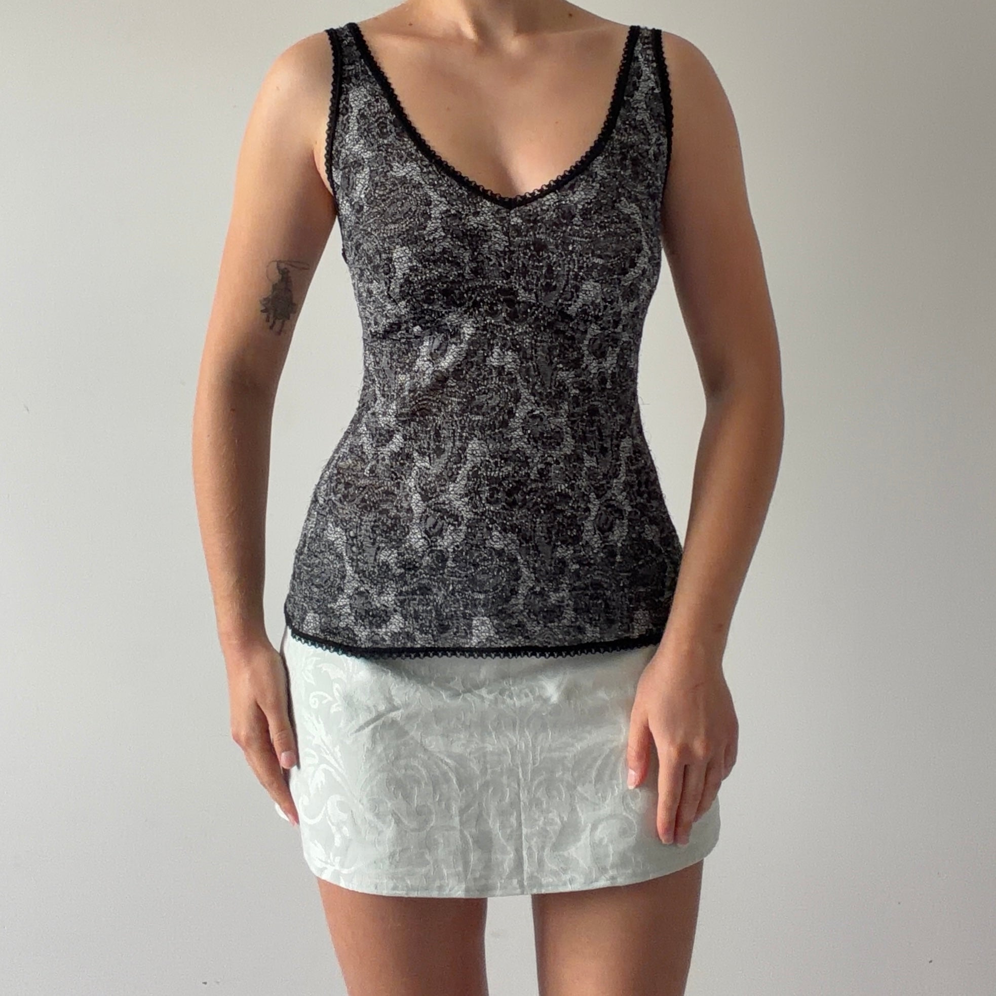 Damart Lace Mesh Cami | M