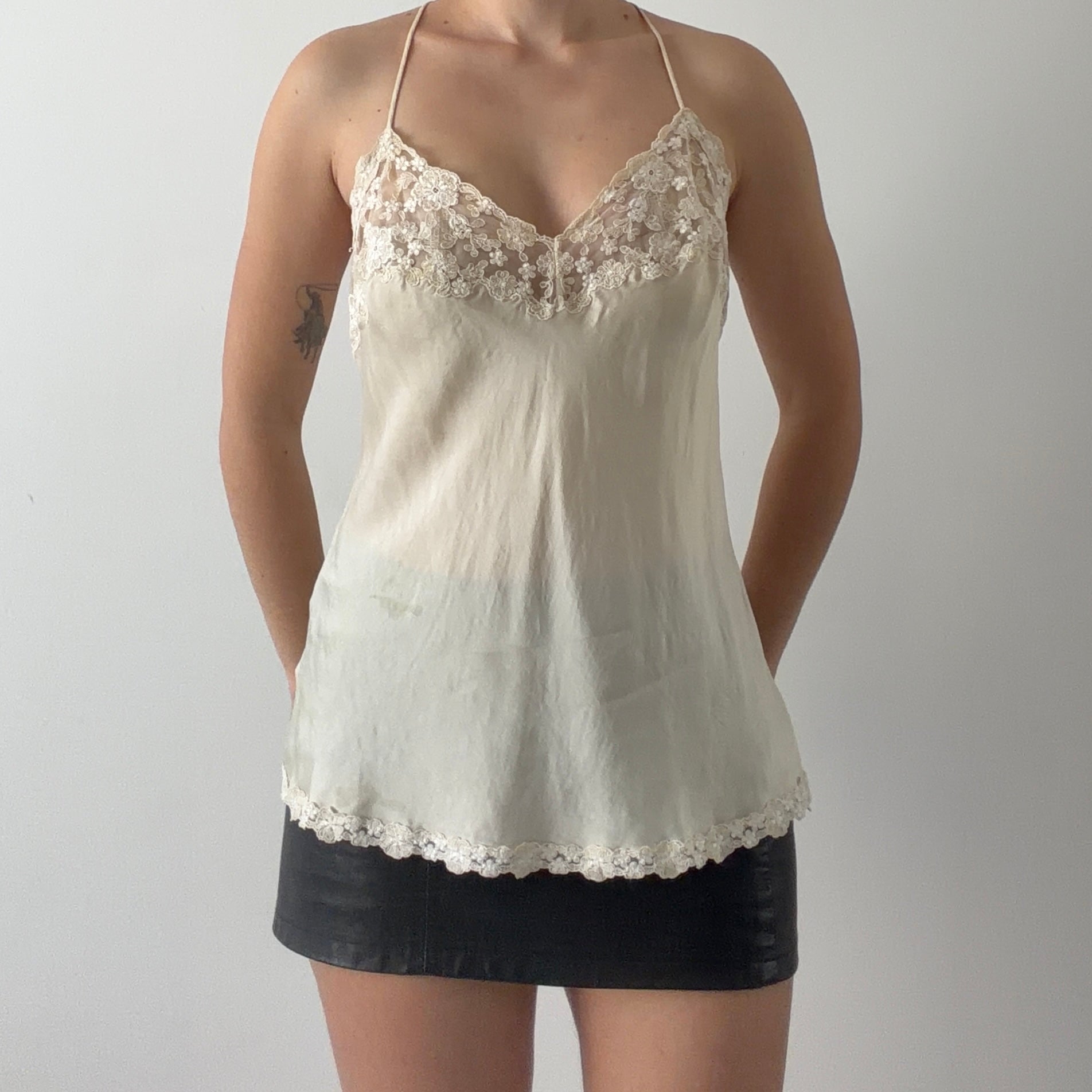 La Perla Silk Lace Cami | Made in Italy | M
