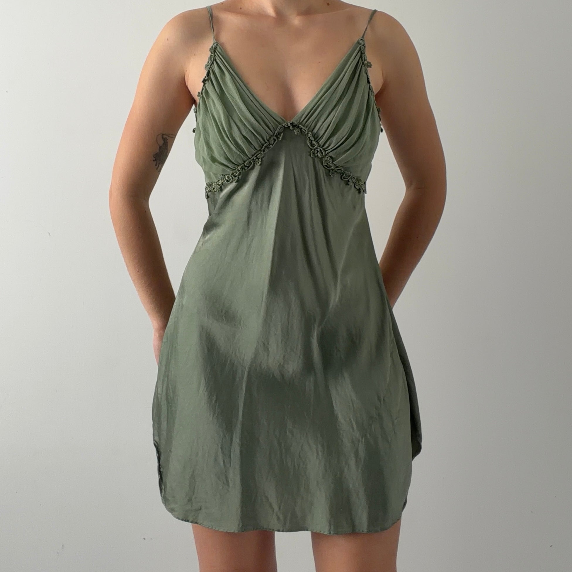 Victoria's Secret Gold Label Silk Slip | M