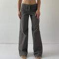 Dual Low Rise Wide Pants | Made in NZ | 8-10