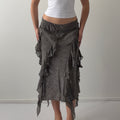 Ruffle Midi Skirt | 6-8