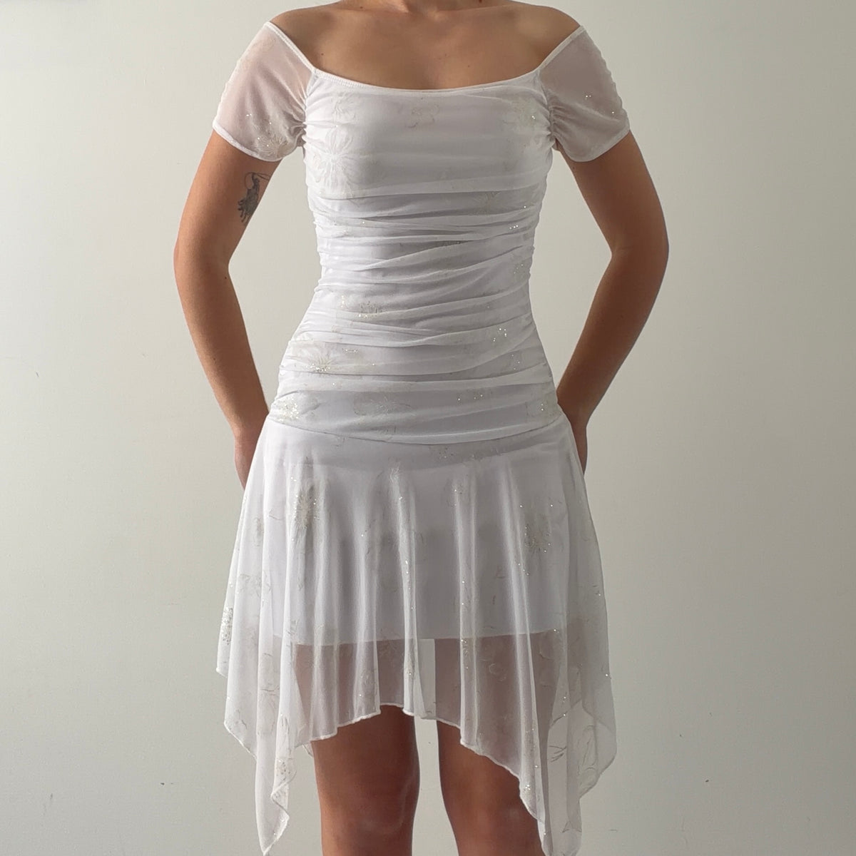Taboo Asymmetric Midi Dress | S