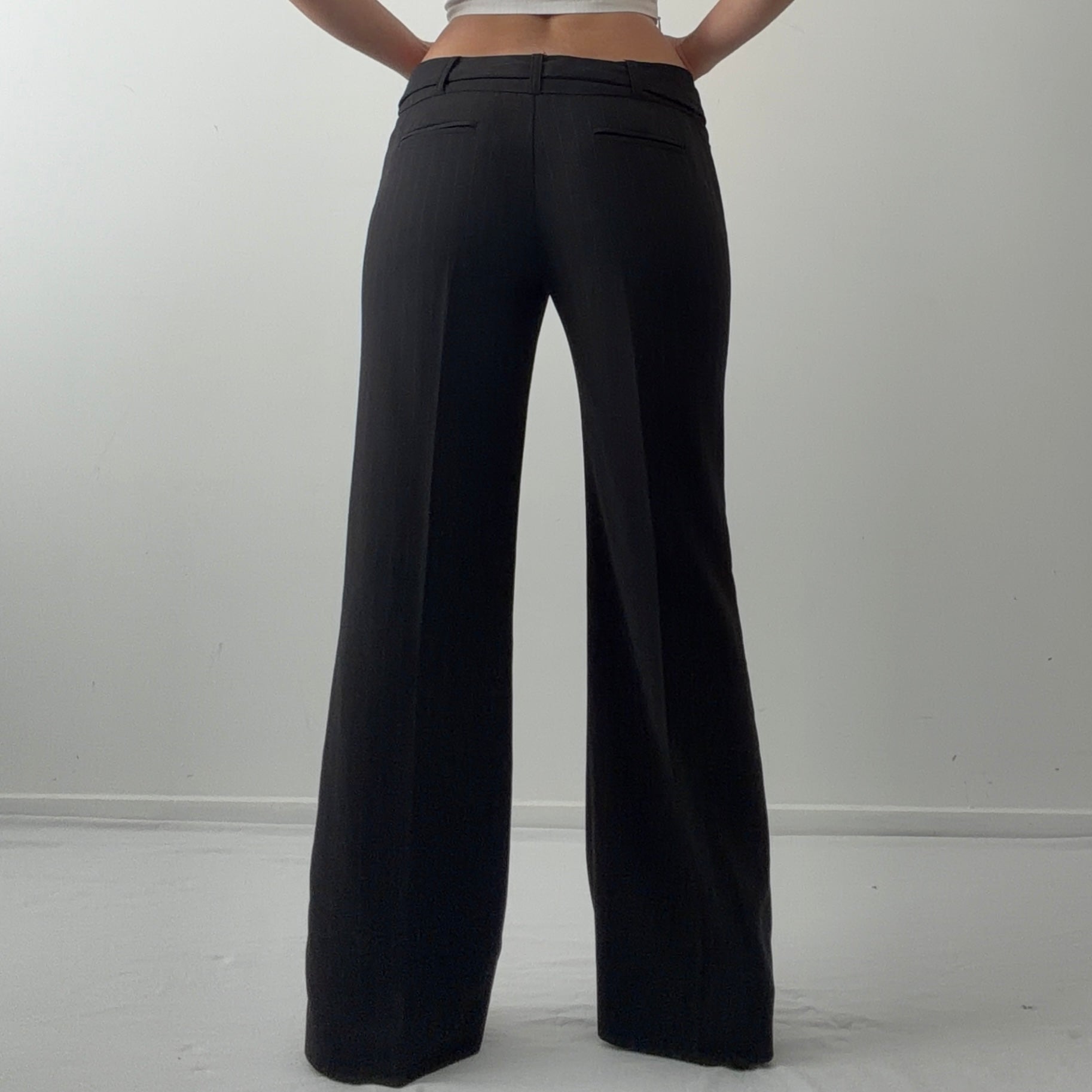 00s Max Low Rise Wide Pants | 8-10
