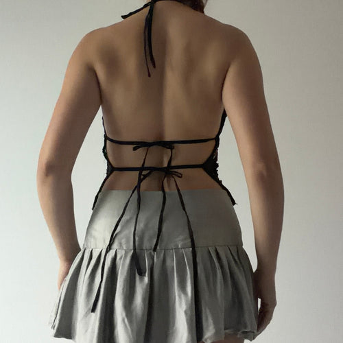 Vanessa Tong Beaded Backless Top | 6-8
