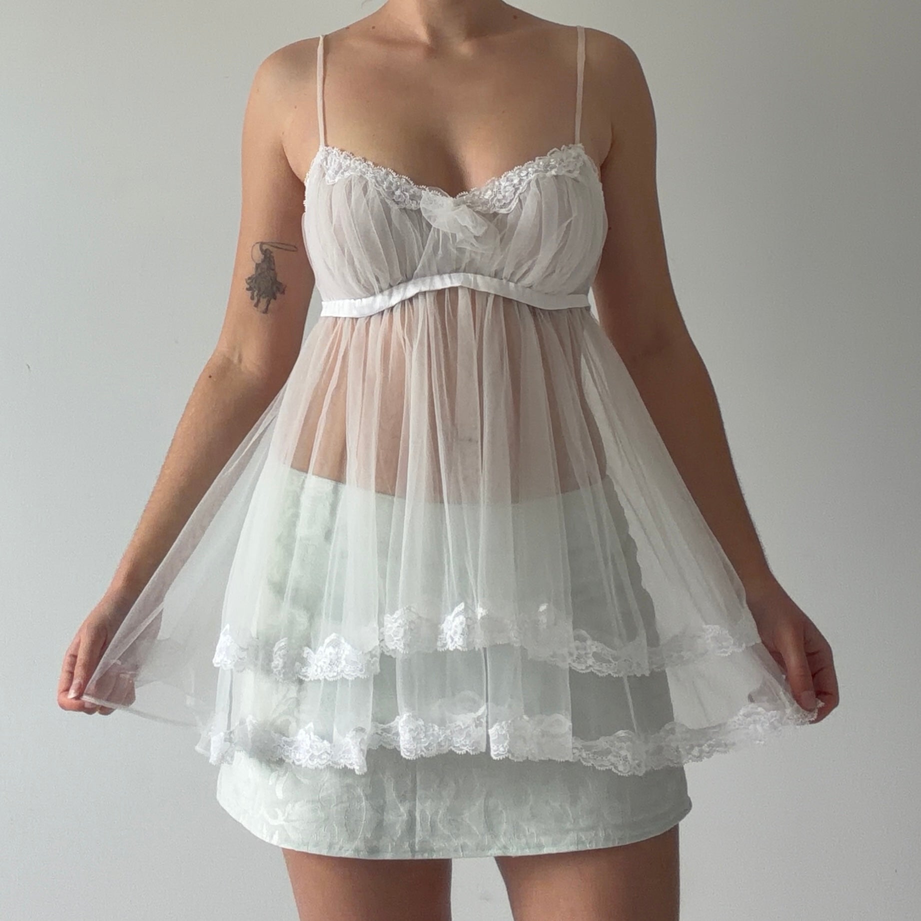 Victoria's Secret Angelic Babydoll Top | M