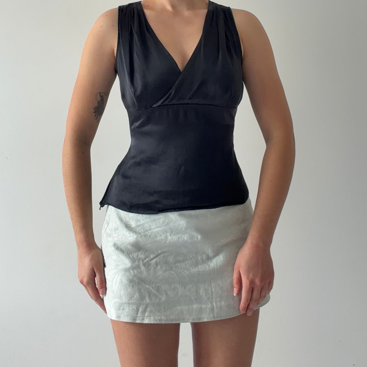 Silk Babydoll Top | S