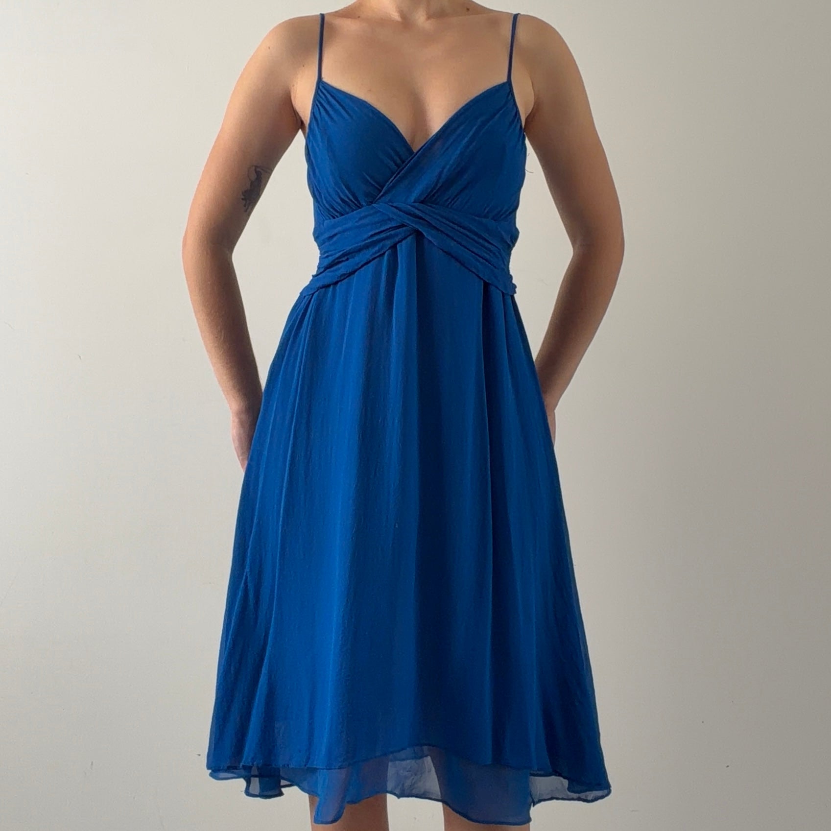 Forever Silk Midi Dress | S
