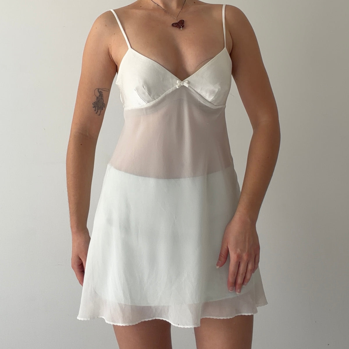 Victoria's Secret Mini Slip Dress | XS | White