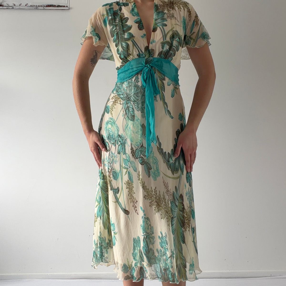 Jonathan Martin Silk Dress | 14-16