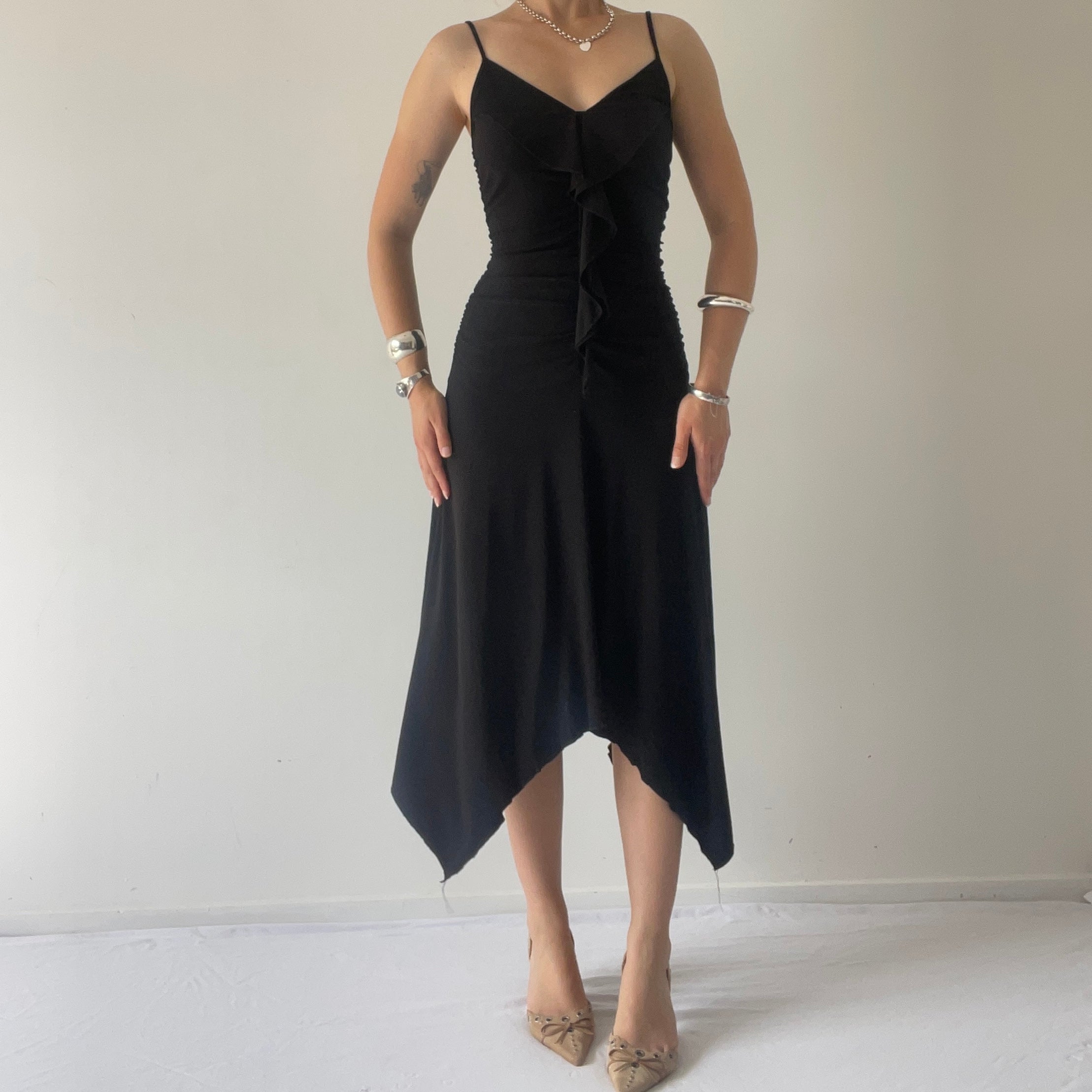 Red Ant Ruched Midi Dress | 8-10