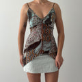 Chakms'sea Asymmetric Beaded Cami | S