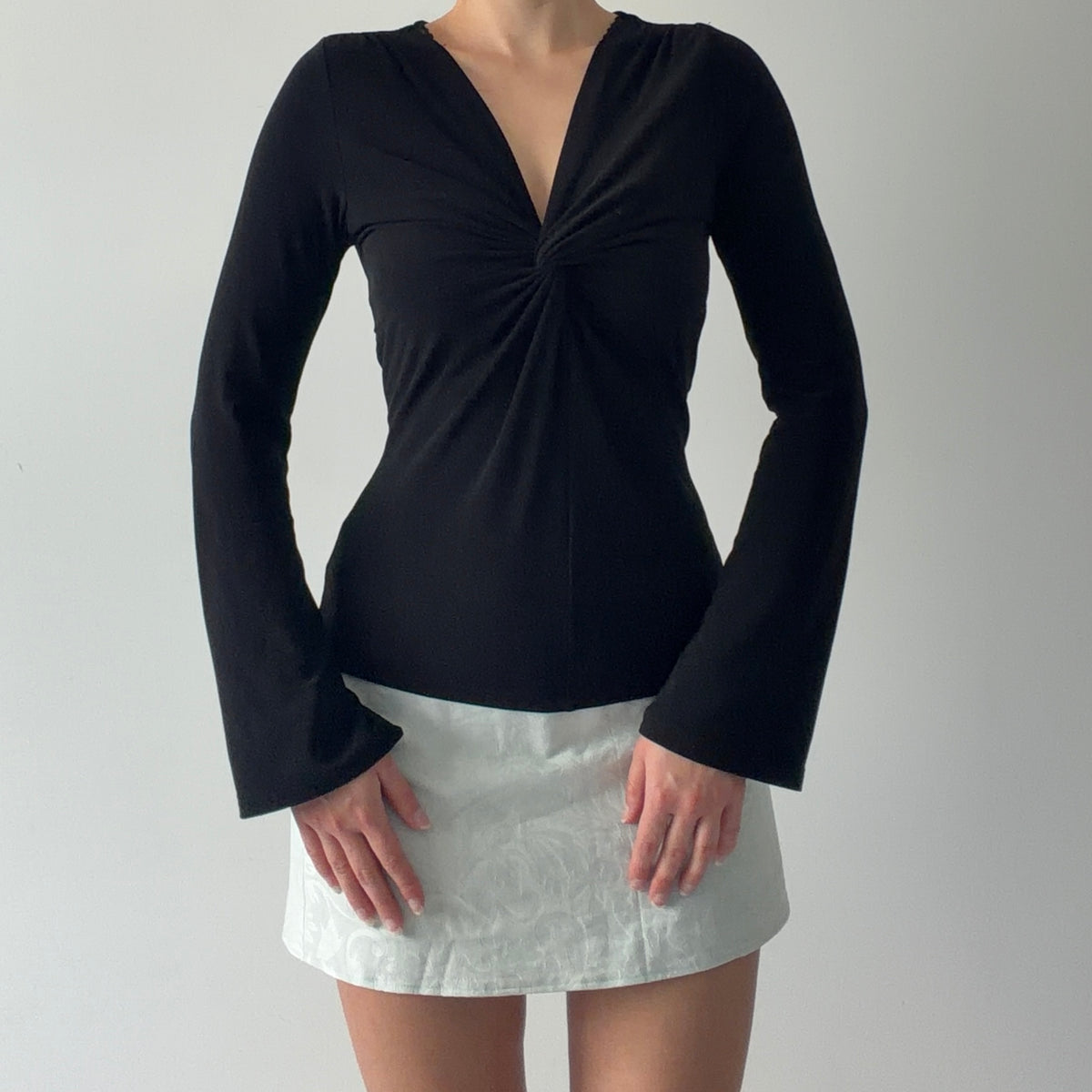Bell Sleeve Top | S