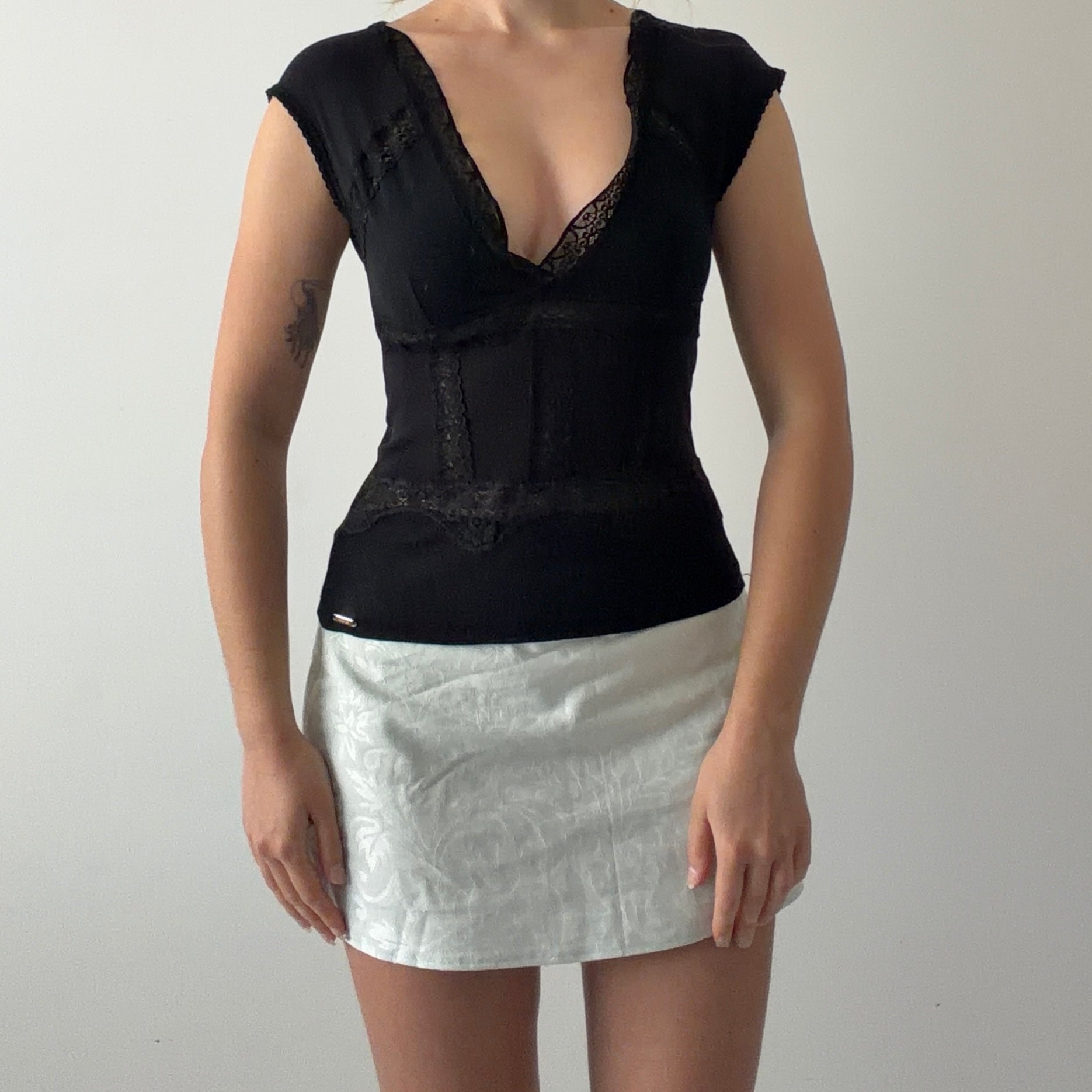 Morgan De Toi Babydoll Lace Top | 6-8