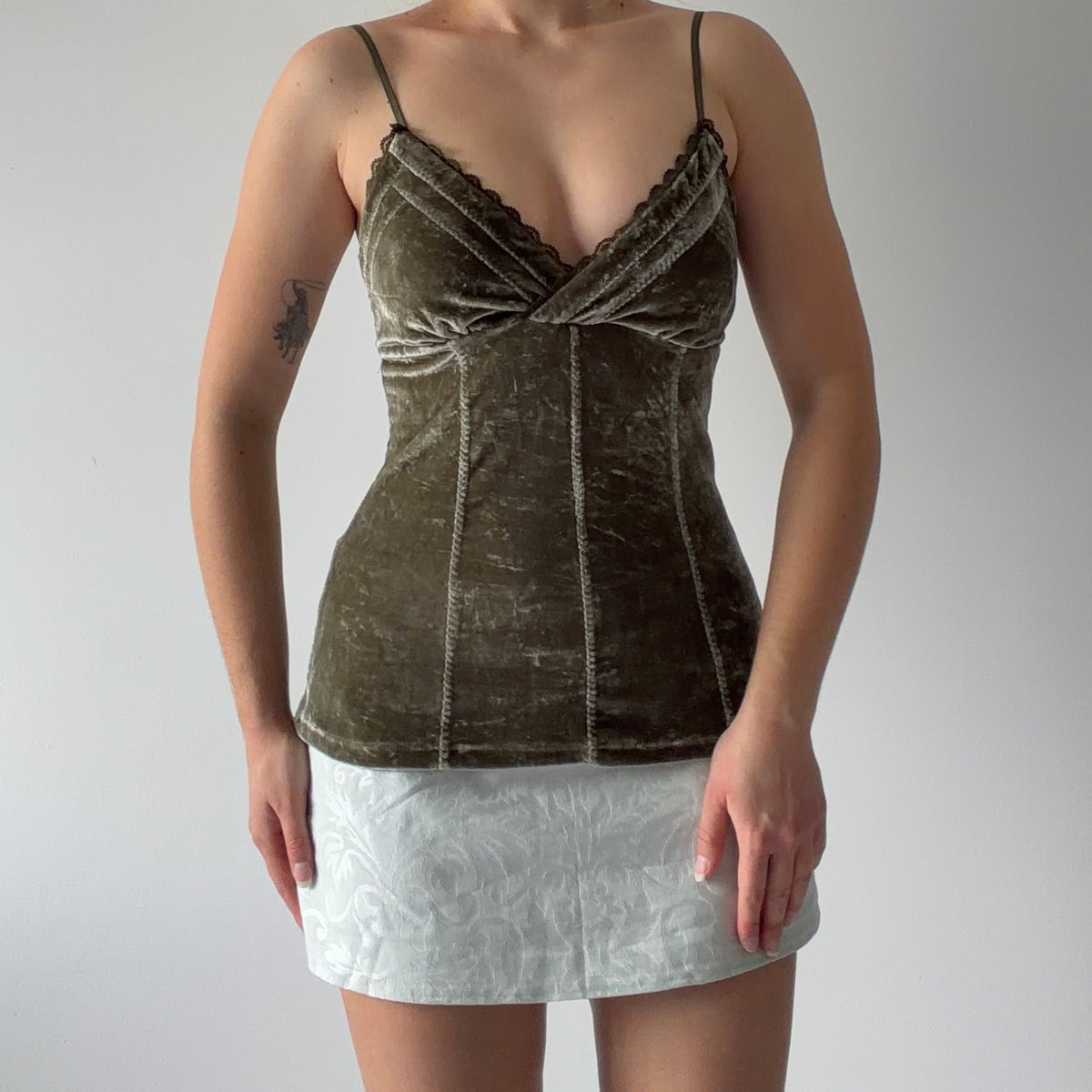 No Boundaries Velvet Cami | S