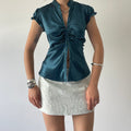 Review Ruched Top | Made in Australia | 10-12