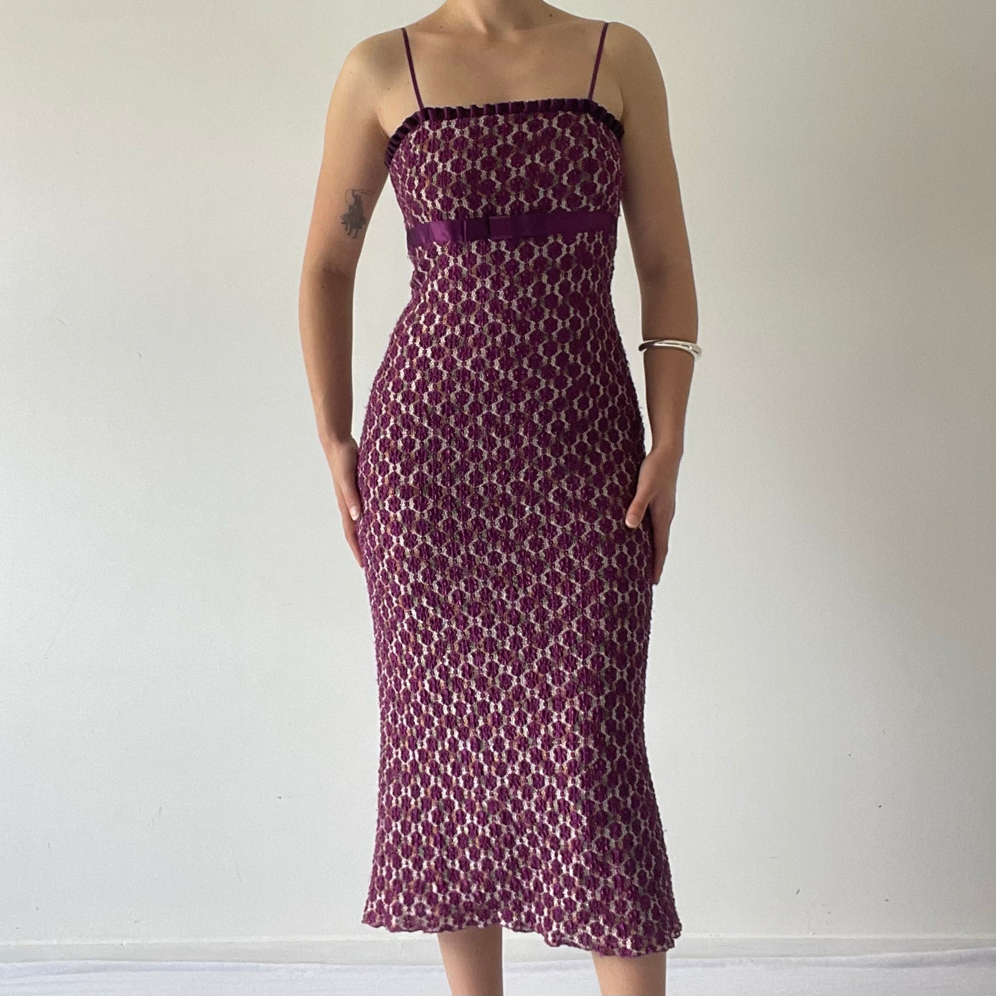 Lace Babydoll Midi Dress | 6-8