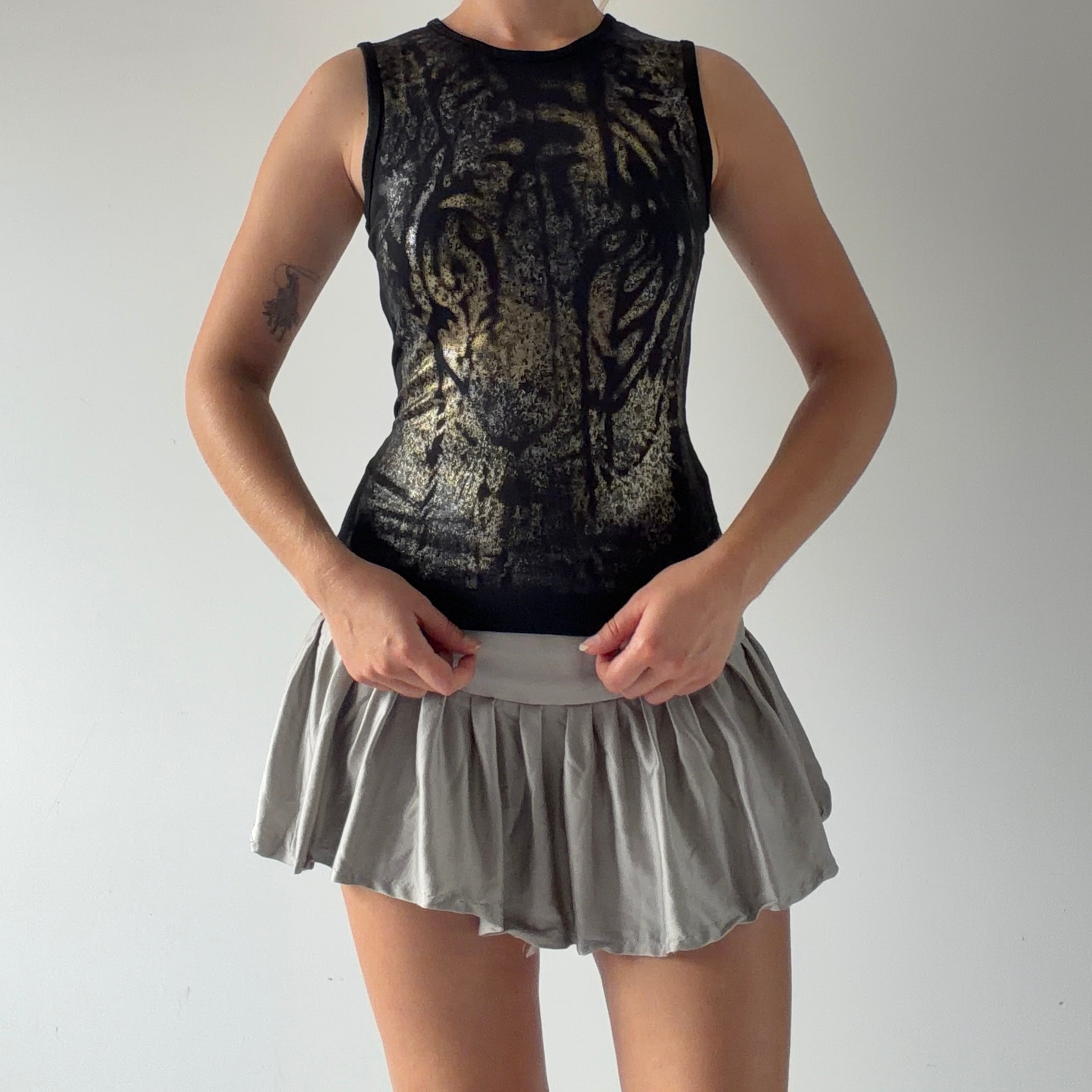 579 Tiger Print Tank Top | Made in USA | 8-10