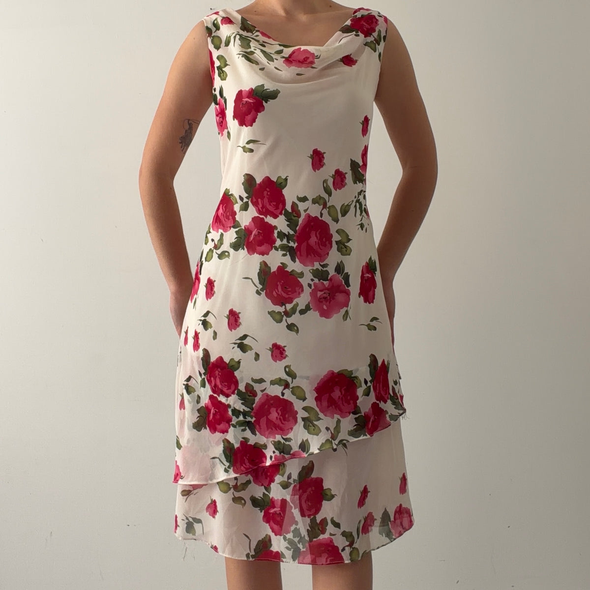 Kadin Collection Floral Midi Dress | 10-12