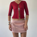 90s Glassons Mesh Cardi Top | 8-10
