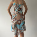 NafNaf Ruffle Midi Dress | XS