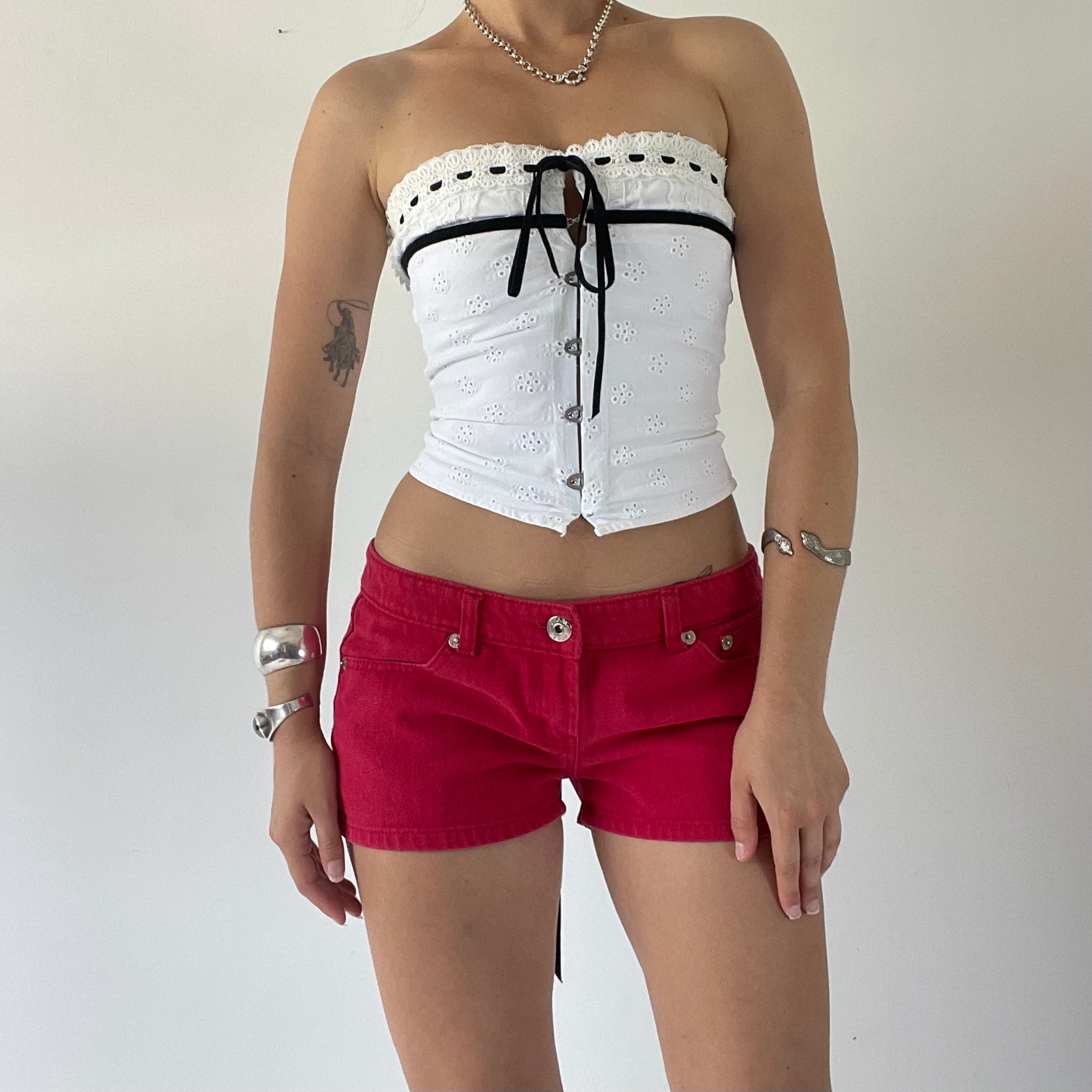 Wannabe Micro Mini Denim Shorts | 6-8