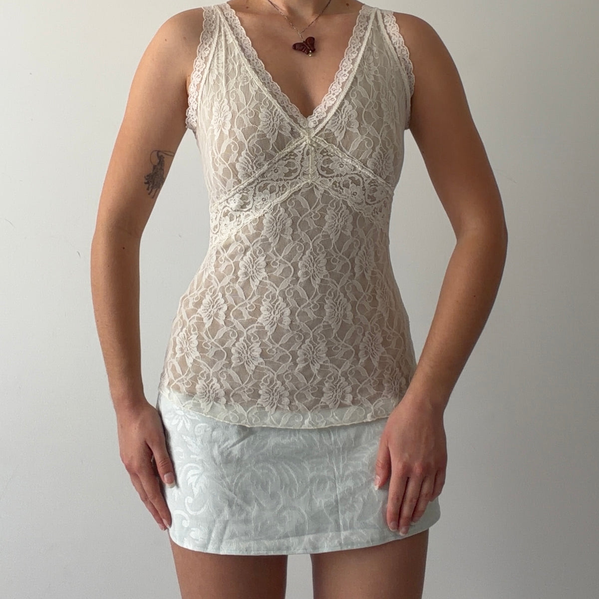 Flexees Lace Cami Top | S-M