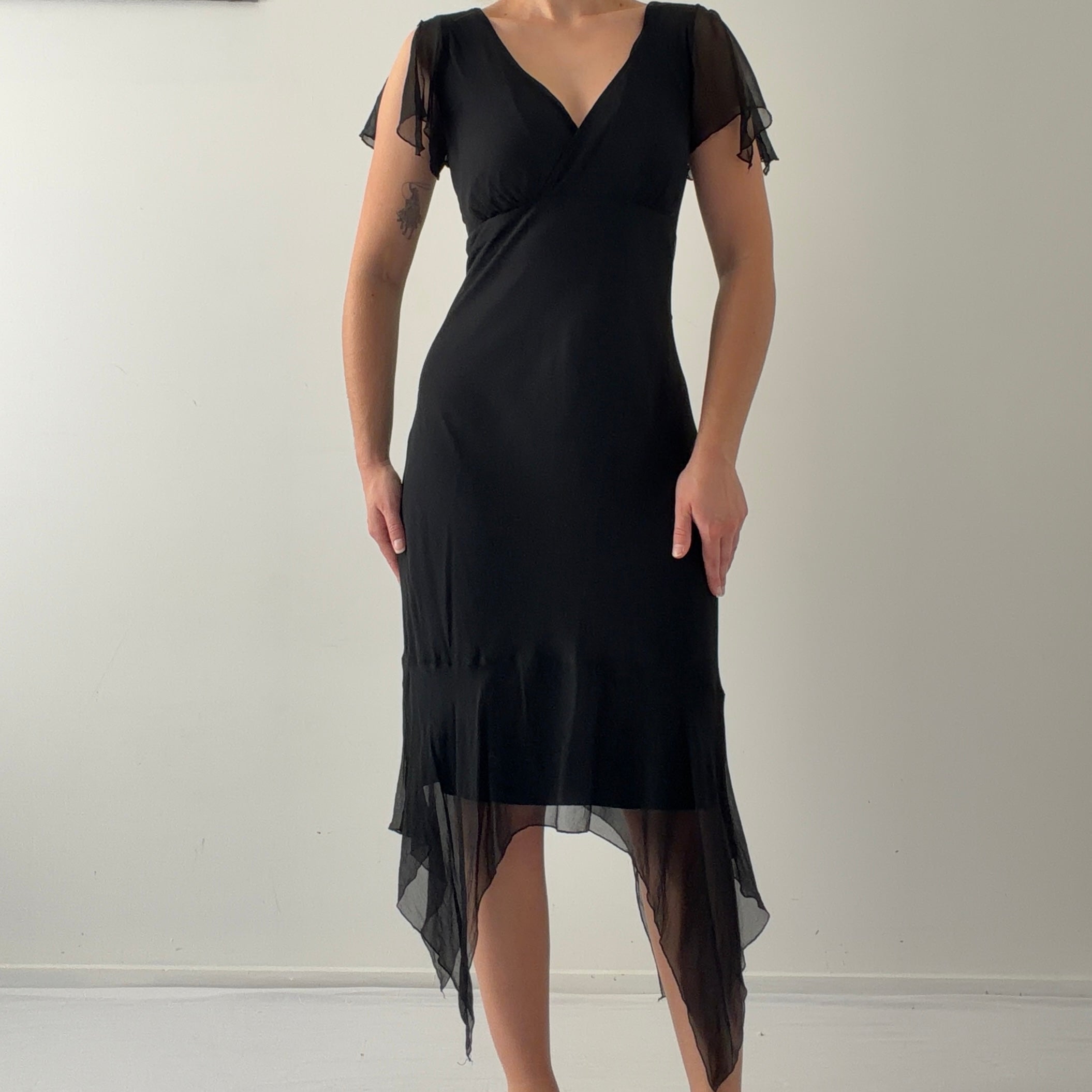Jonathan Martin Silk Fairy Dress | M