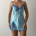 03' Victoria's Secret Lace Slip | Baby blue | M