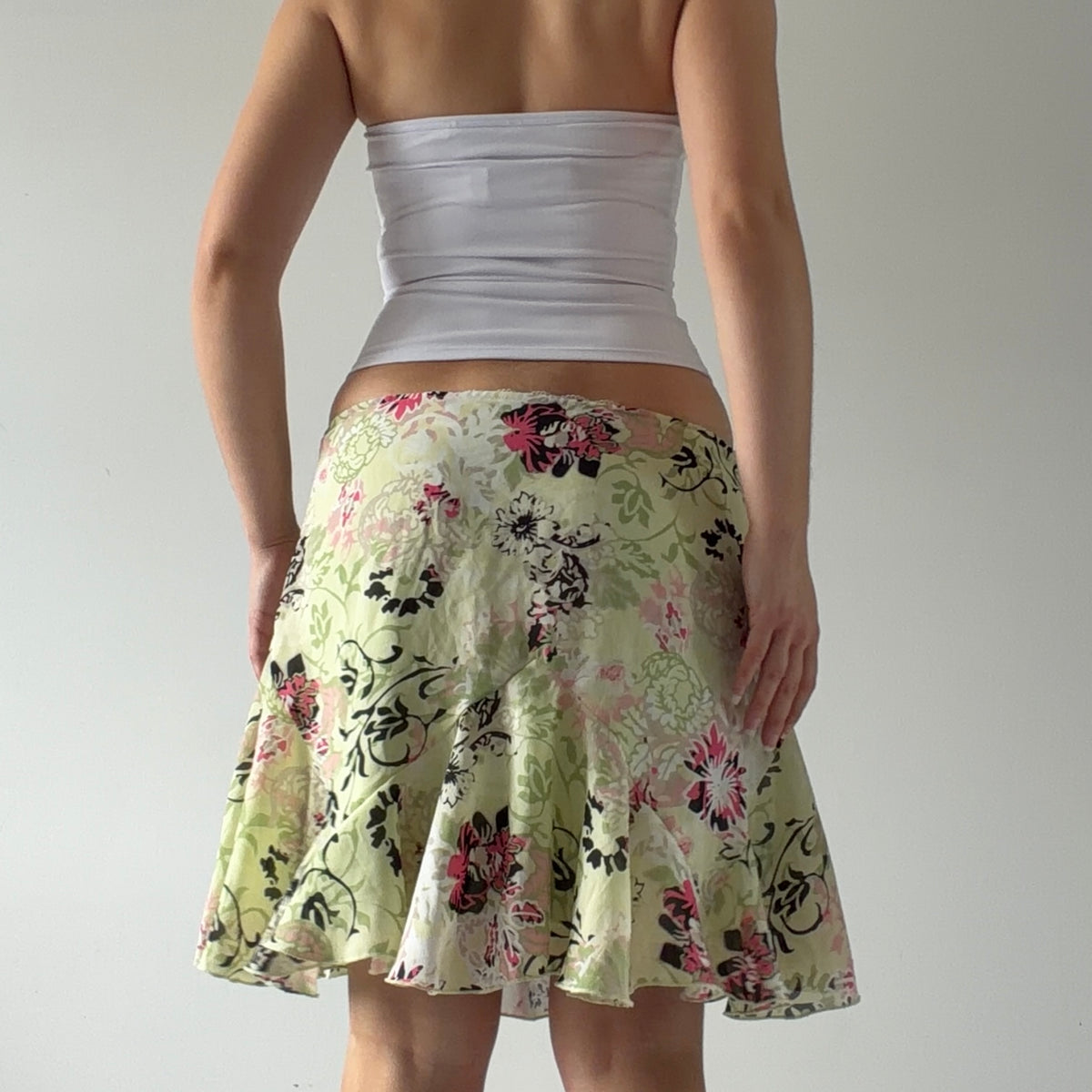 Ally B Floral Midi Skirt | 10-12
