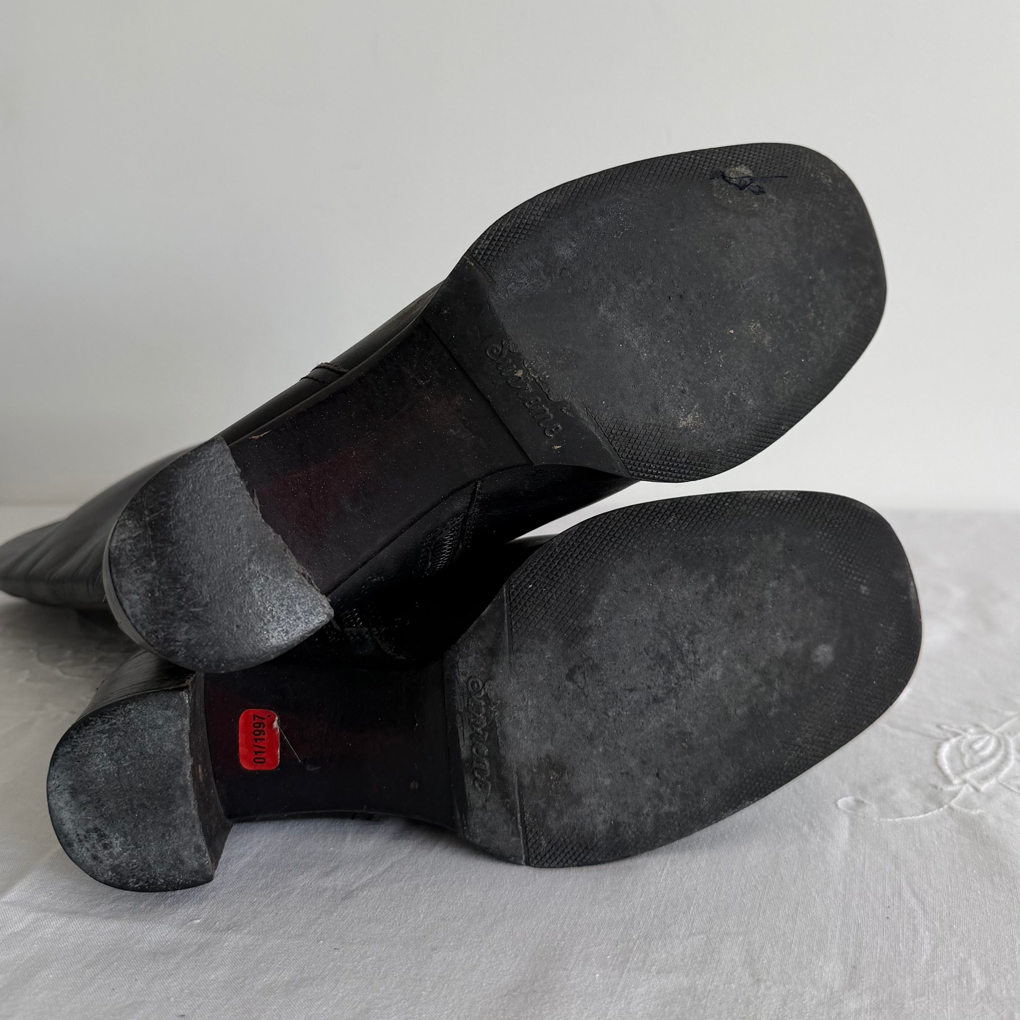 90s Square Toe leather Boots | EU 36 / US 5 / UK 3