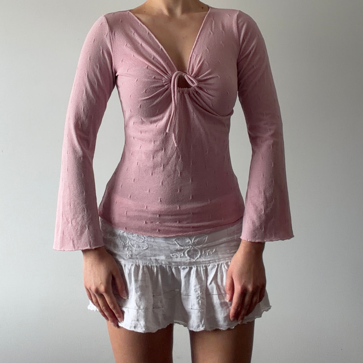 Helium Bell Sleeve Top | S
