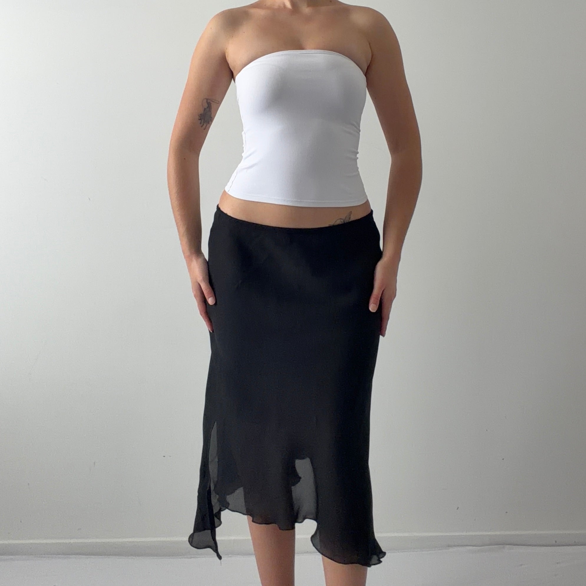 Fairweather Ruffle Midi Skirt | 10-12