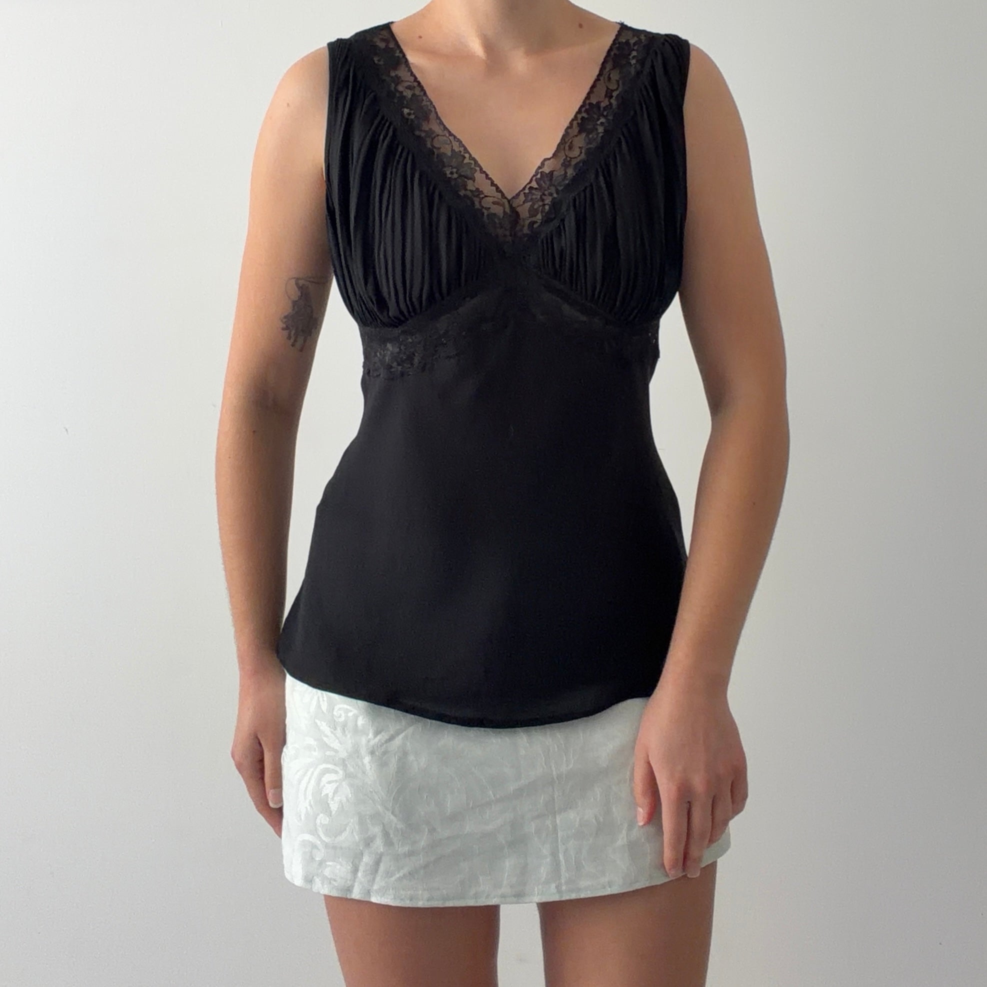 Alfani Silk Lace Cami | L