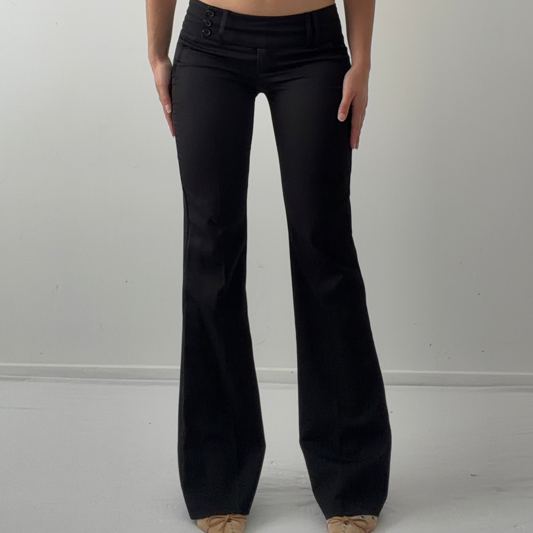 Joe Benbasset Low Rise Bootcut Pants | XS