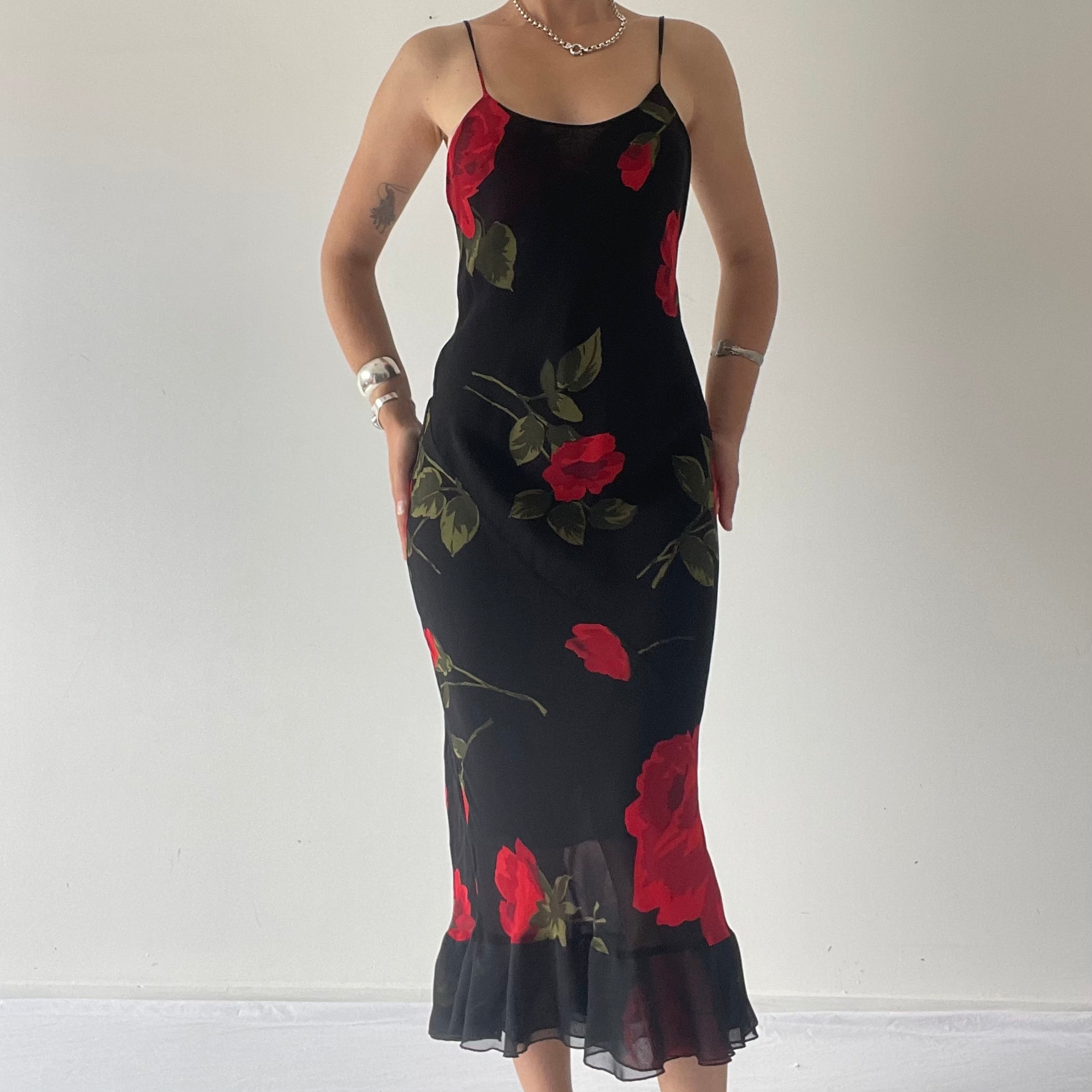 Machattie Rose Dress | Made in Italy | 6-8