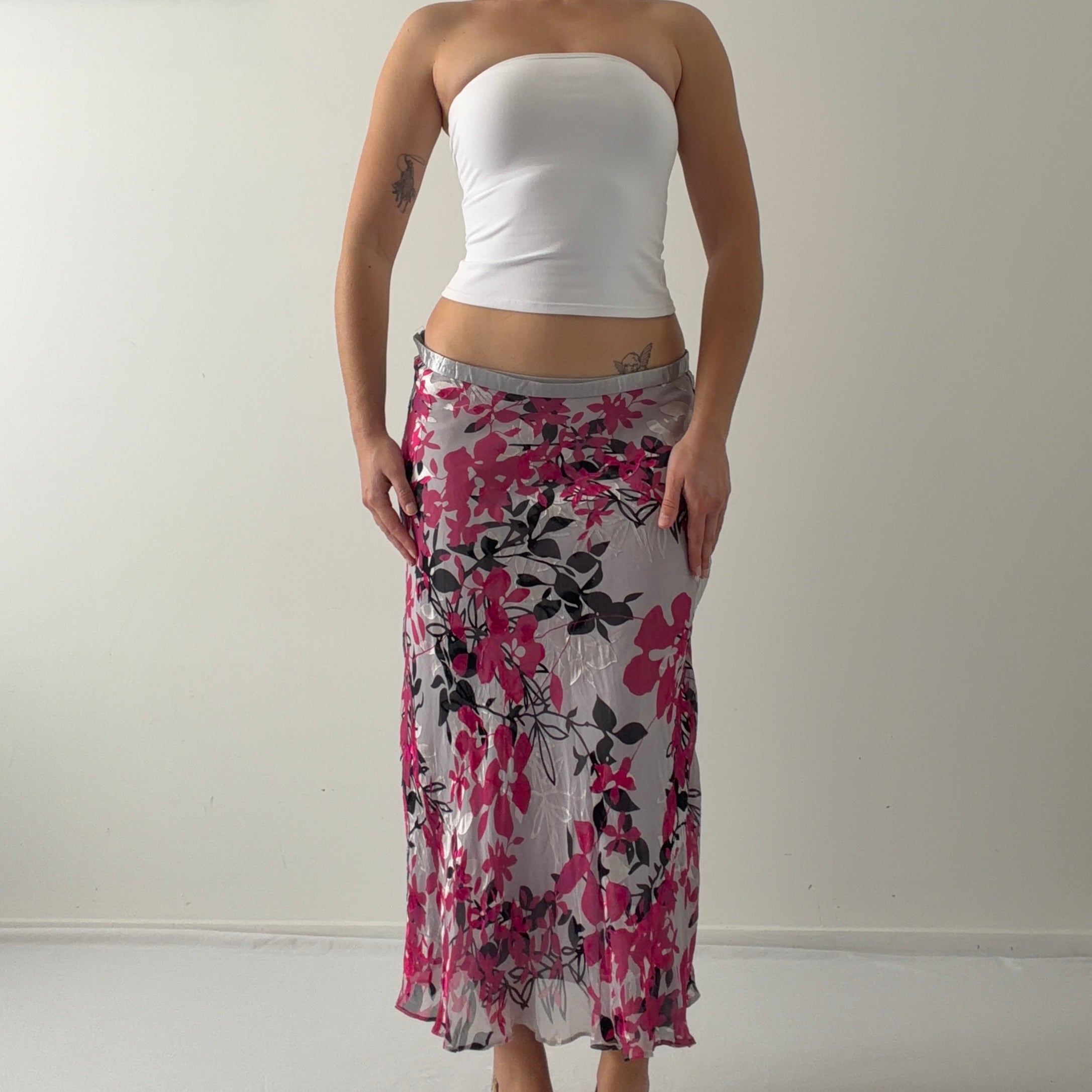 Eastex Silk Blend Bias Skirt | 12-14