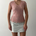 00s Crochet Top | M