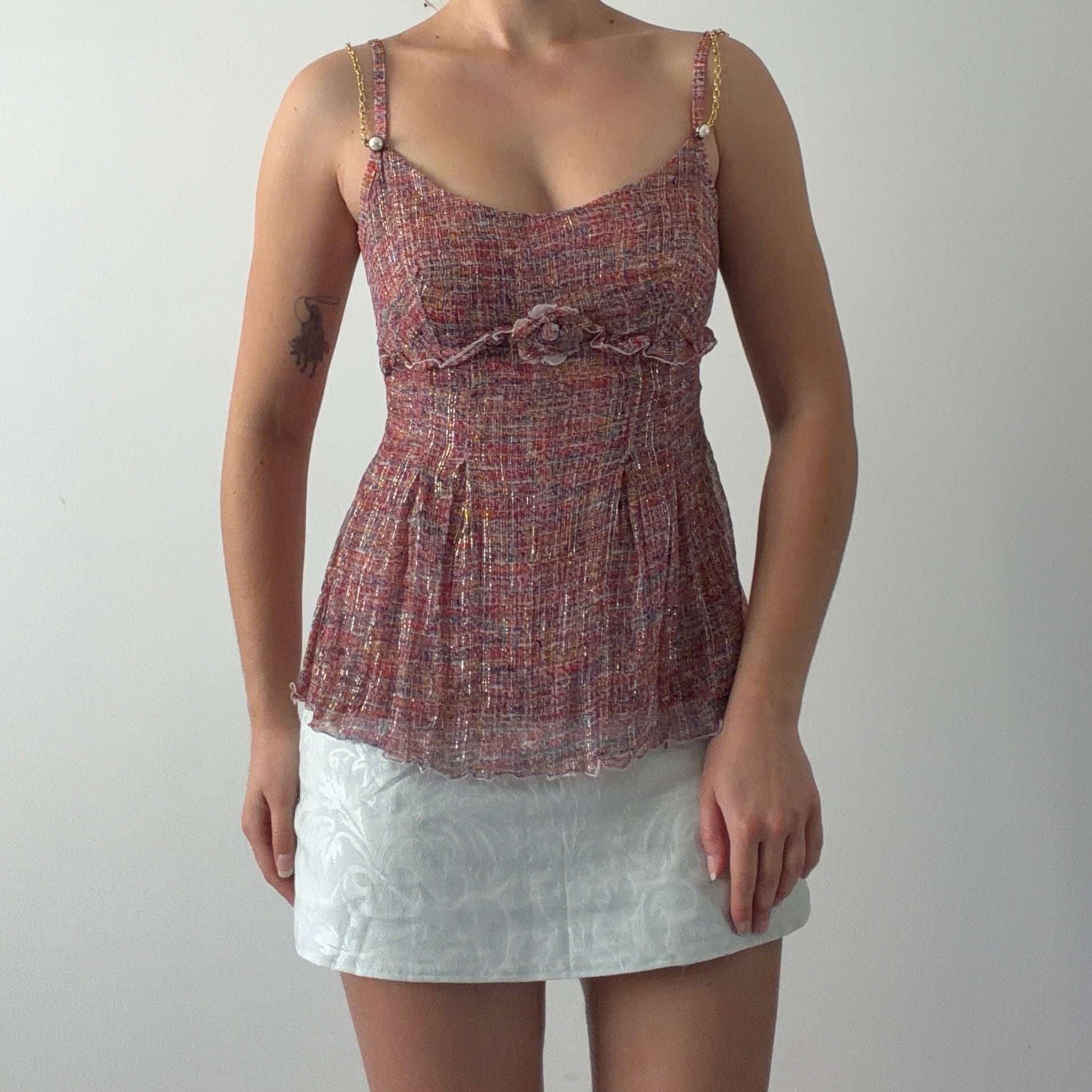 Intimissimi Silk Rosette Cami | 8-10
