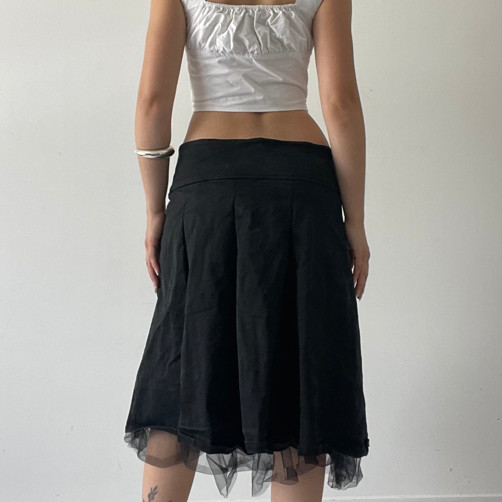 00s Glassons Pleated Midi Skirt | 8-10