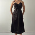 Snowdon Satin Midi Slip Dress | M