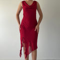 BSB Cowl Ruffle Dress | Made in Greece | S