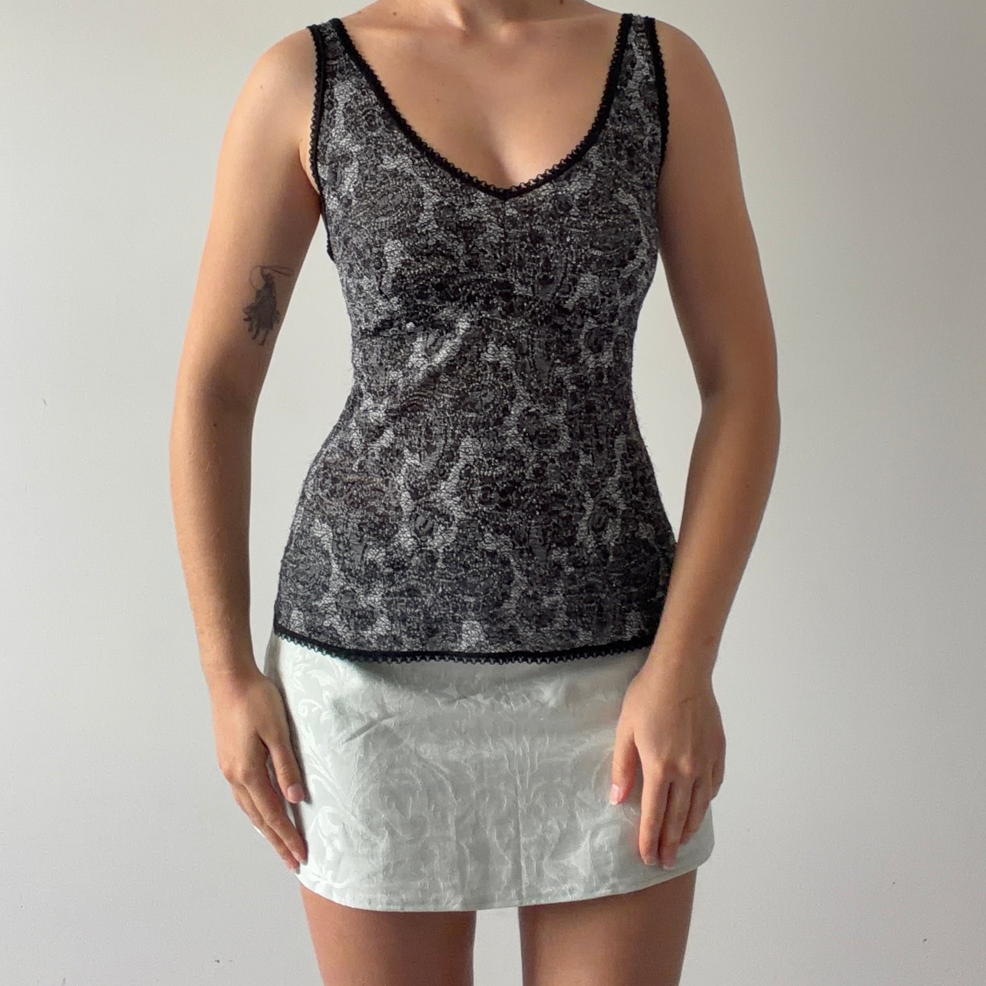 Damart Lace Mesh Cami | M