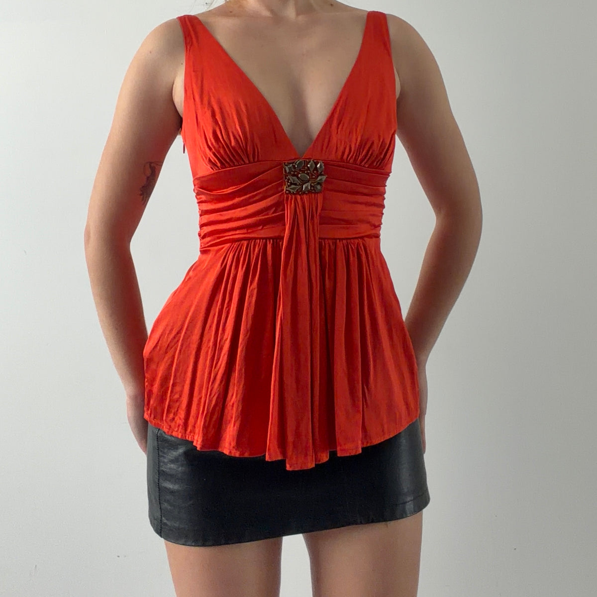Bebe Silk Cami Top | XS