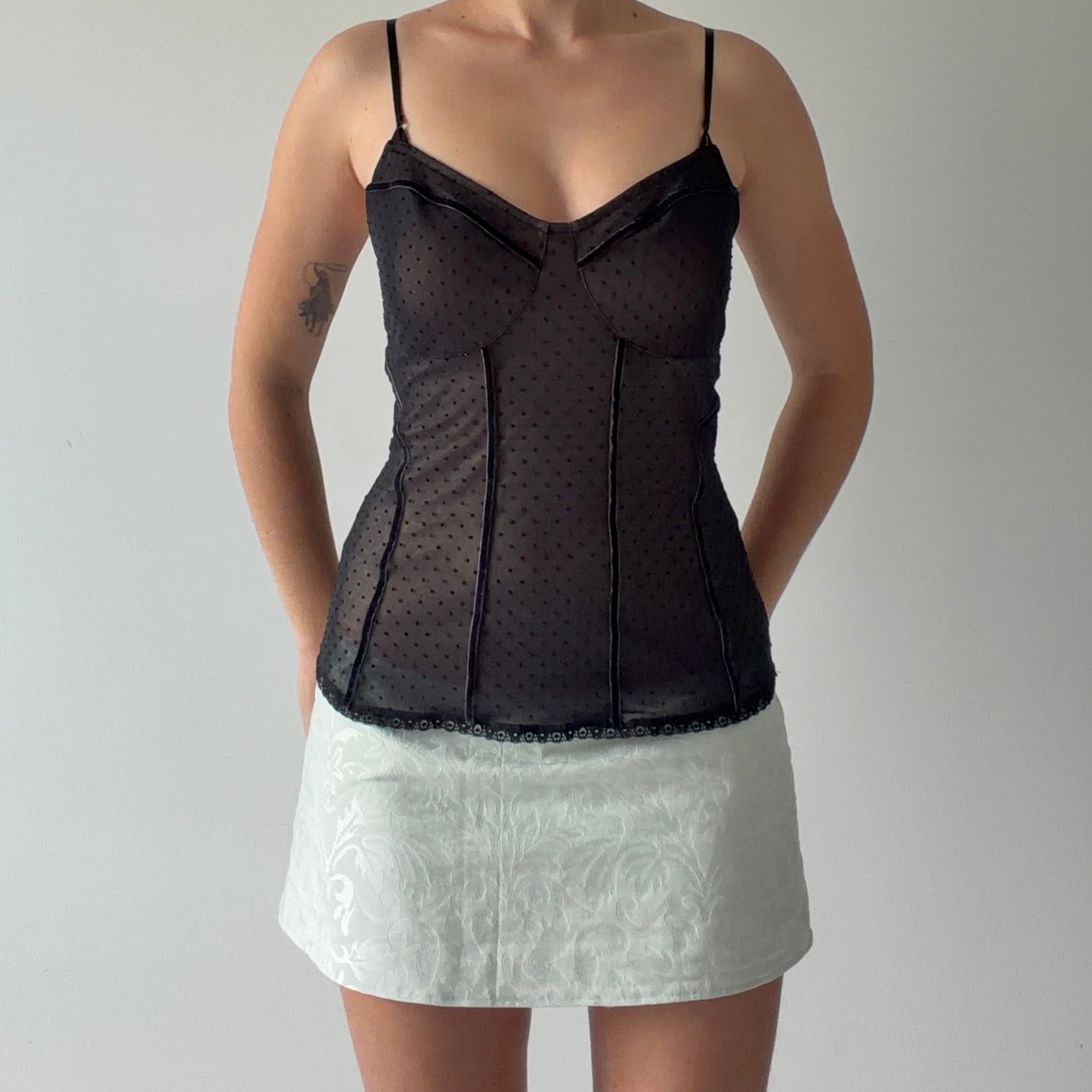 Express Polka Dot Cami Top | M