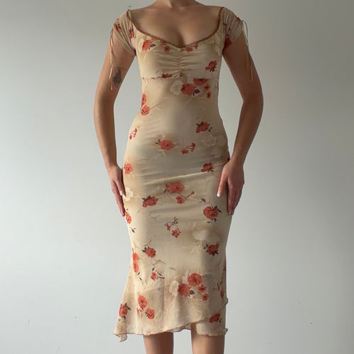 Inexplicable Milkmaid Midi Dress | XS