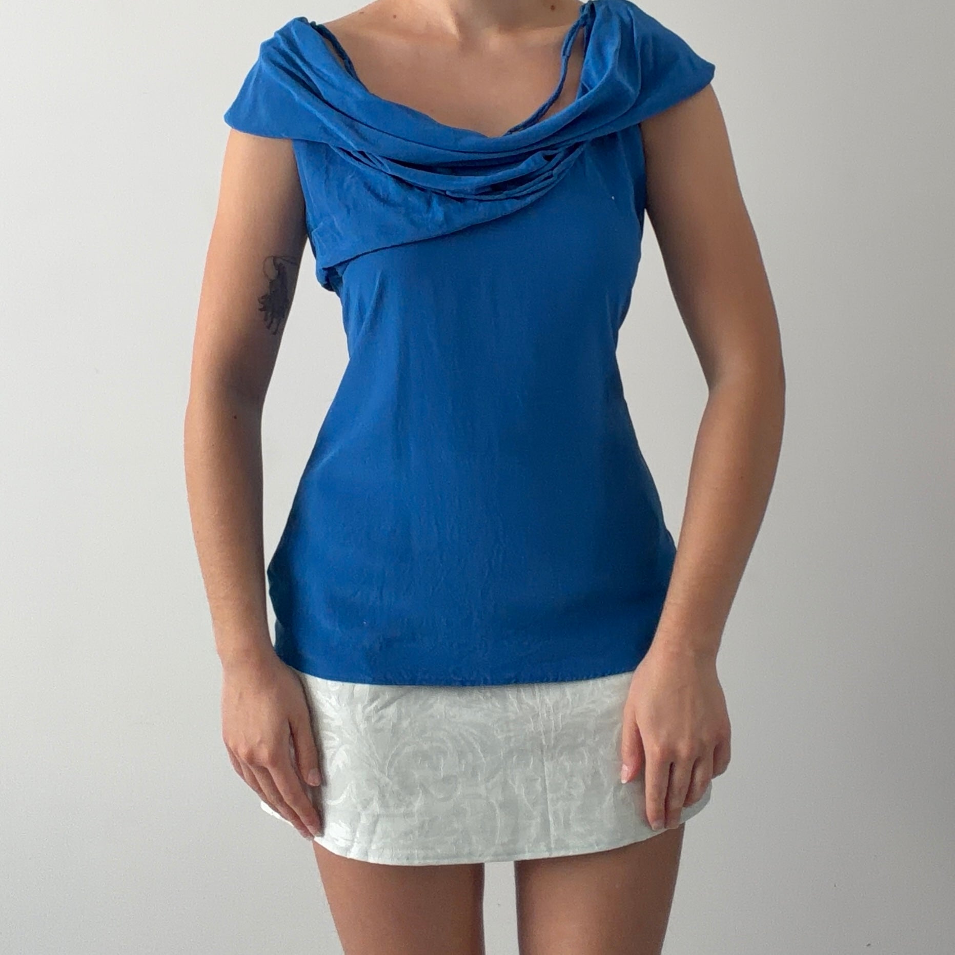 Reiss Silk Draped Top | 8-10